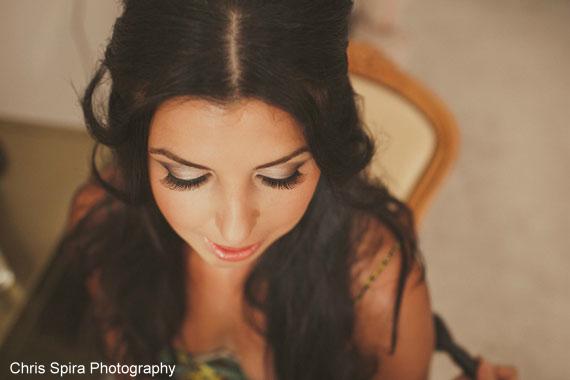 bridal makeup santorini